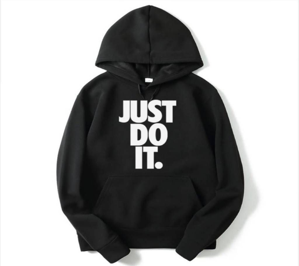 JUST DO IT Unisex Winter Cotton Hoodie