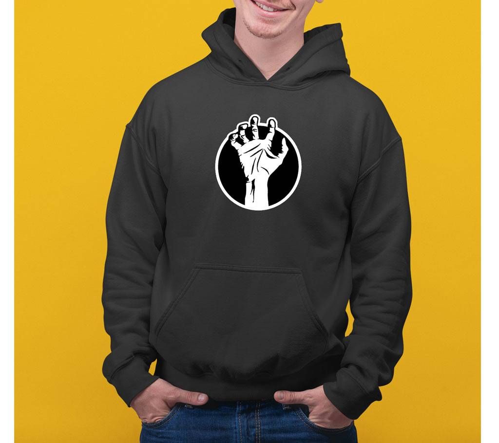Hand Mens Hoodie - Black