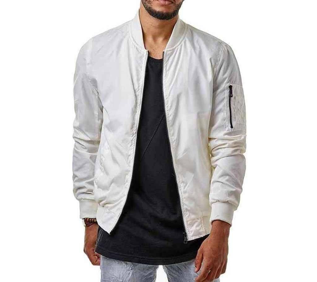 White Winter Jacket for Men
