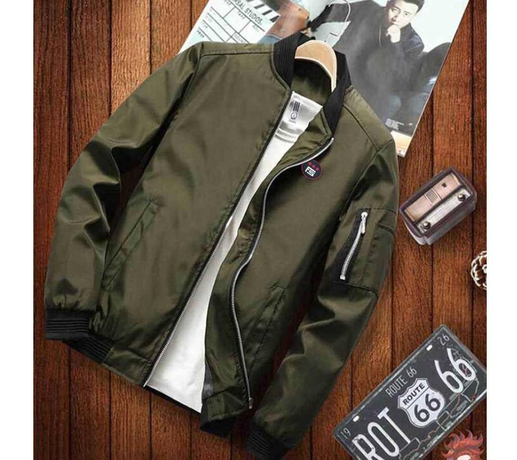 Olive Winter Jacket for Men