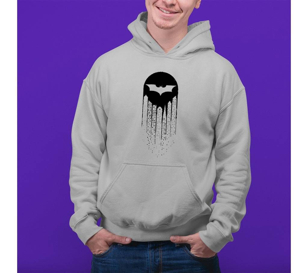 Batman Mens Hoodie - Grey