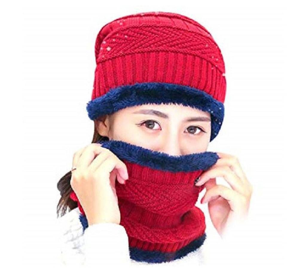 Winter cap and scarf set