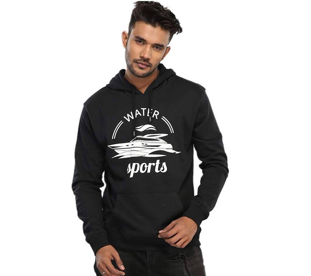 Winner Mens Hoodie W17-MH03- BLACK		

