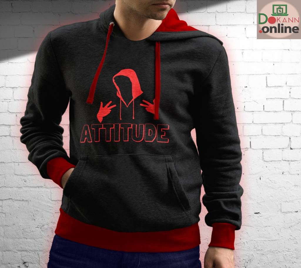 Attitude Menz Full Sleeve Hoodie 