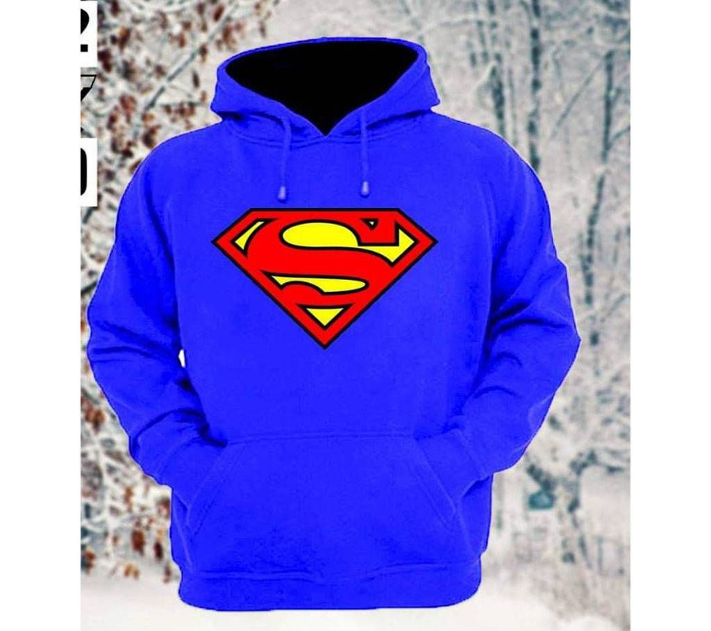 Super Man Gents Full Sleeve Casual Hoodie