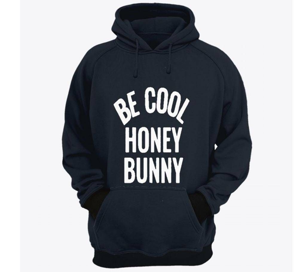 Be-Cool-Navy Blue-Mens-Hoodie