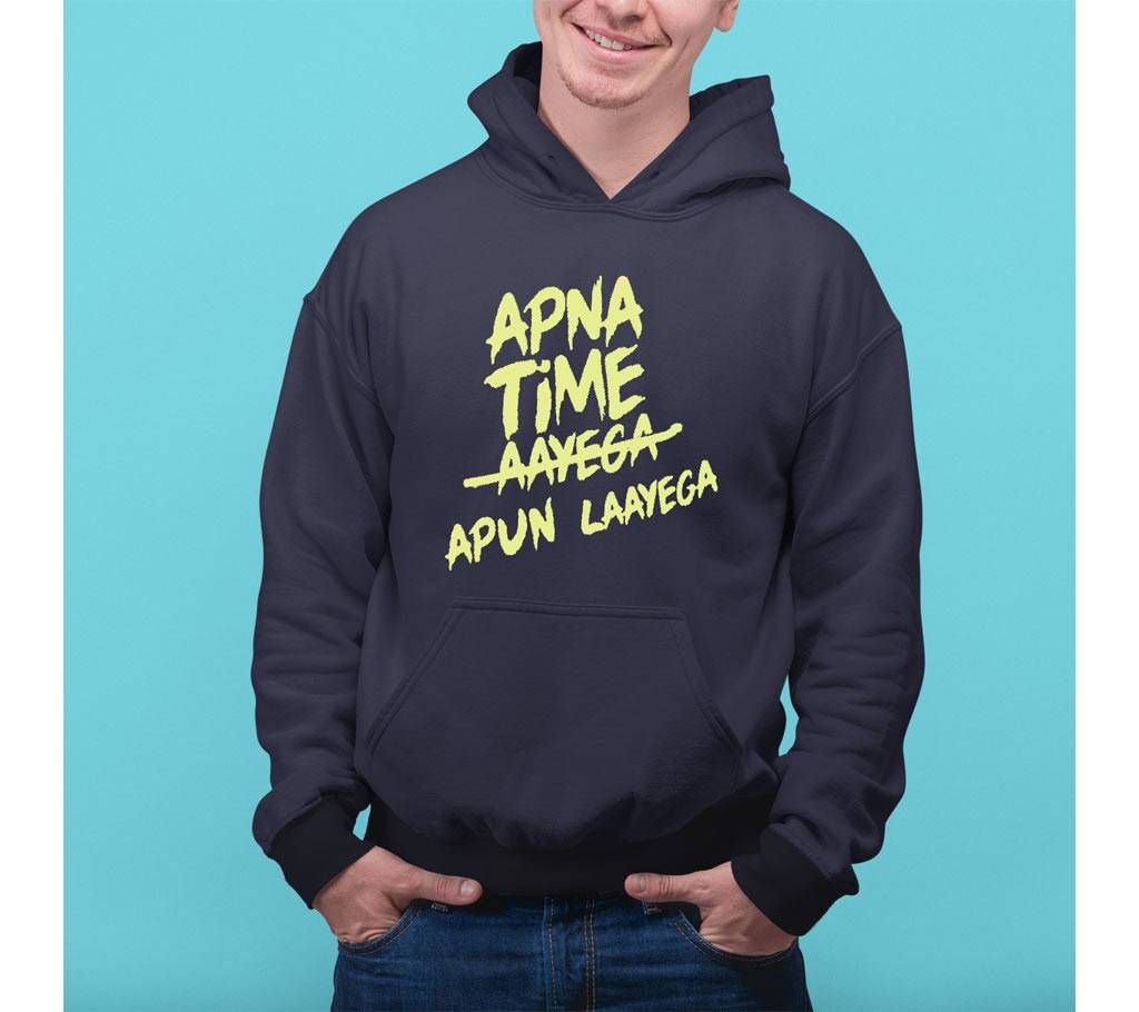 Apna Time Mens Hoodie - Blue