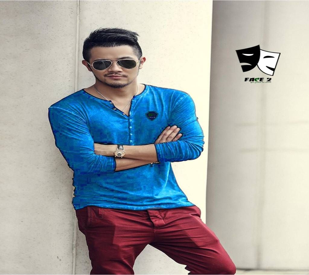 Men's Full Sleeve T-shirt - Royal Blue - FAS