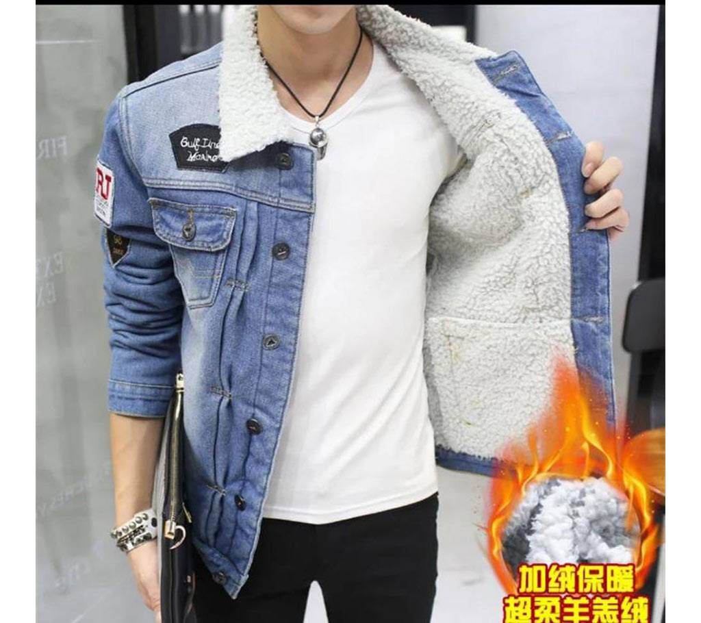 Denim Woolen Jacket