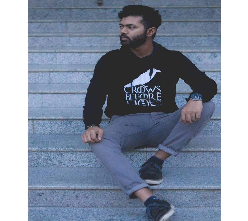 Crows Menz Woolen Hoodie 