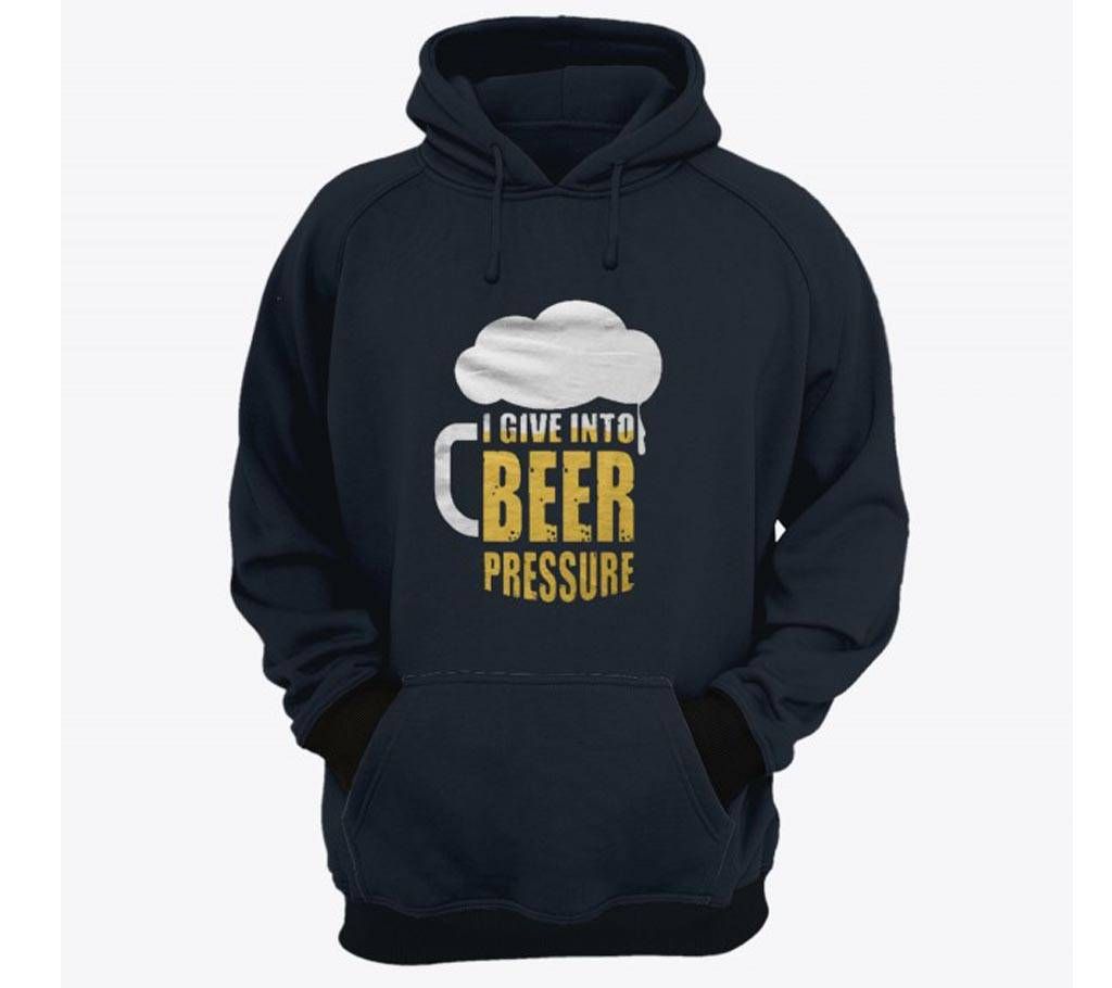 Beer -Navy Blue-Mens-Hoodie