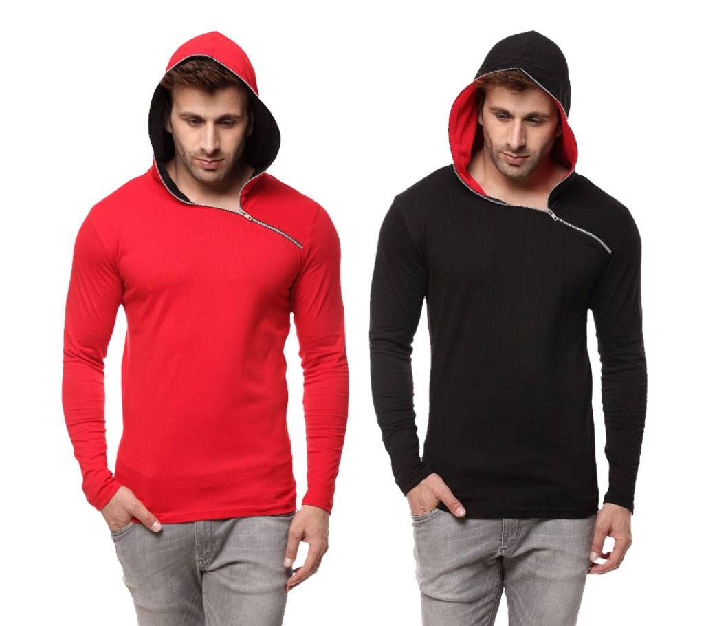 full sleeve gents hoodie combo 