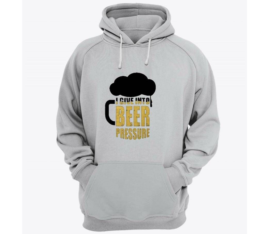 Beer-Grey Melange-Mens-Hoodie