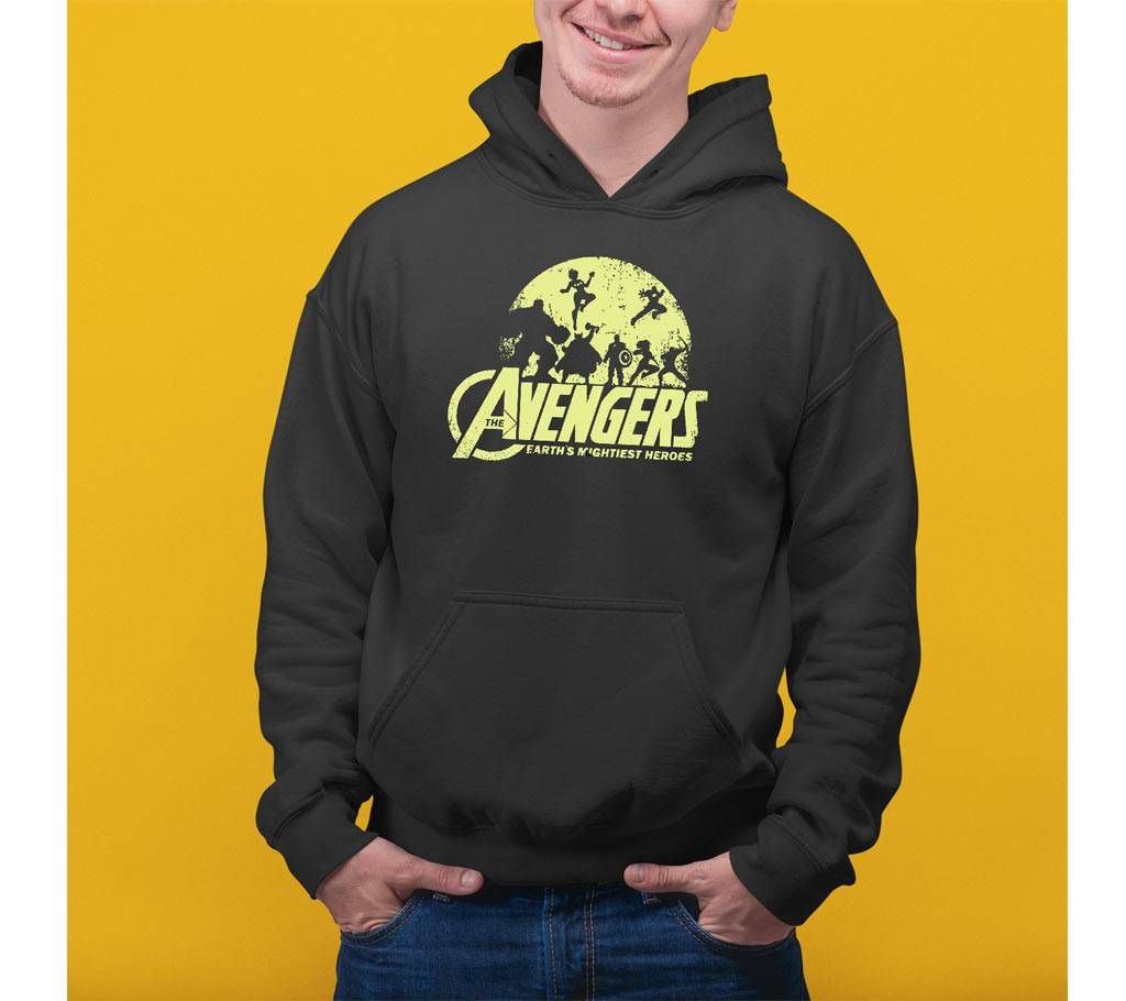 Avenger Mens Hoodie - Black