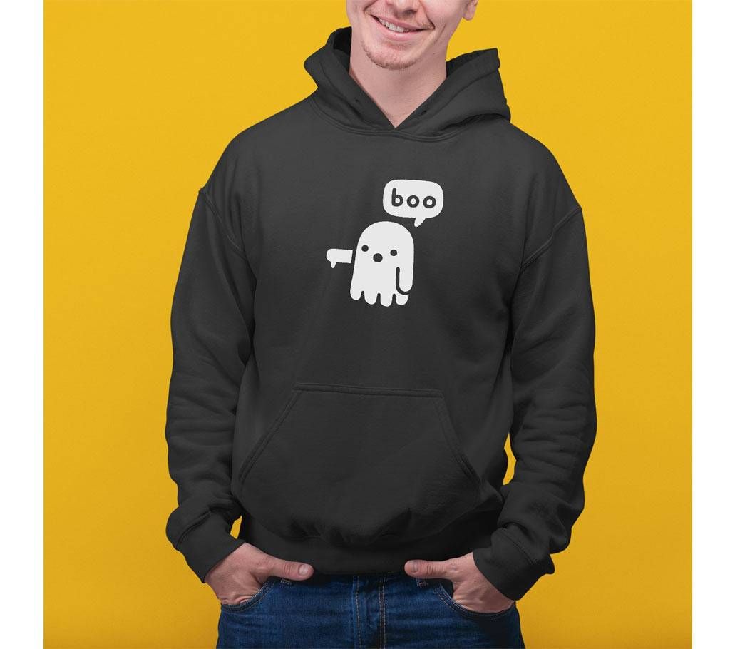 Boo Mens Hoodie - Black