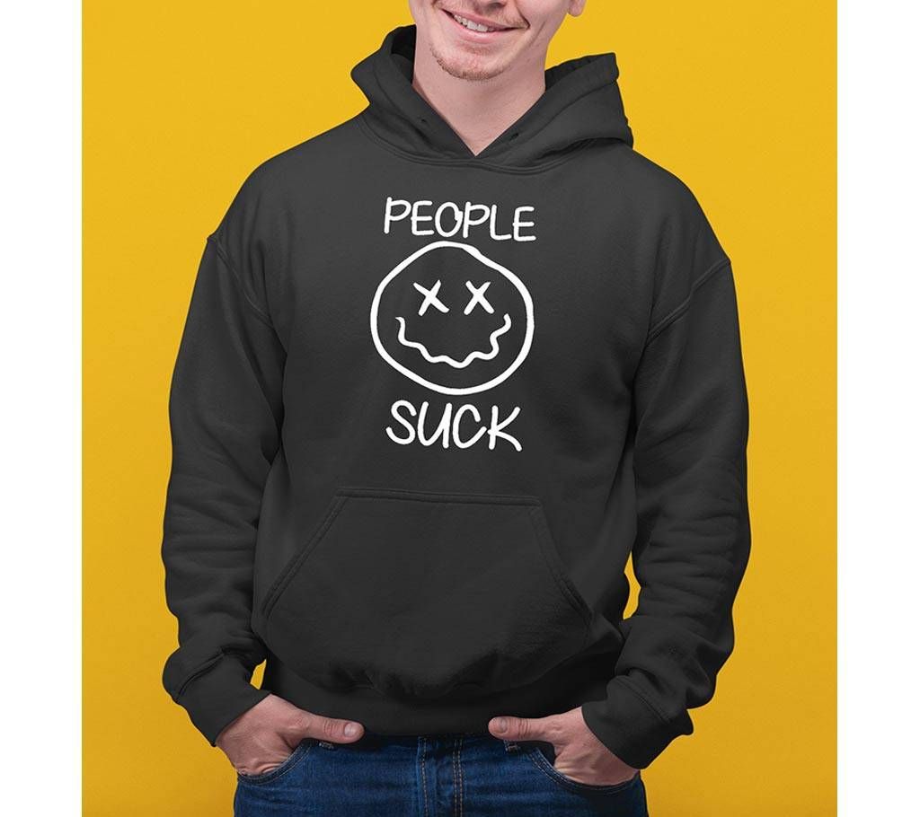 People Mens Hoodie - Black