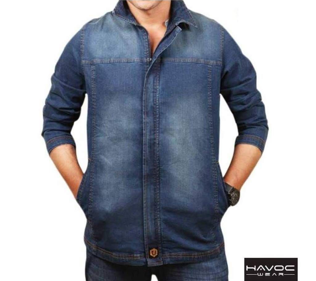 Gents Denim Stretched Jacket
