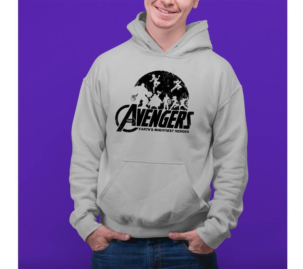 Avenger Mens Hoodie - Grey