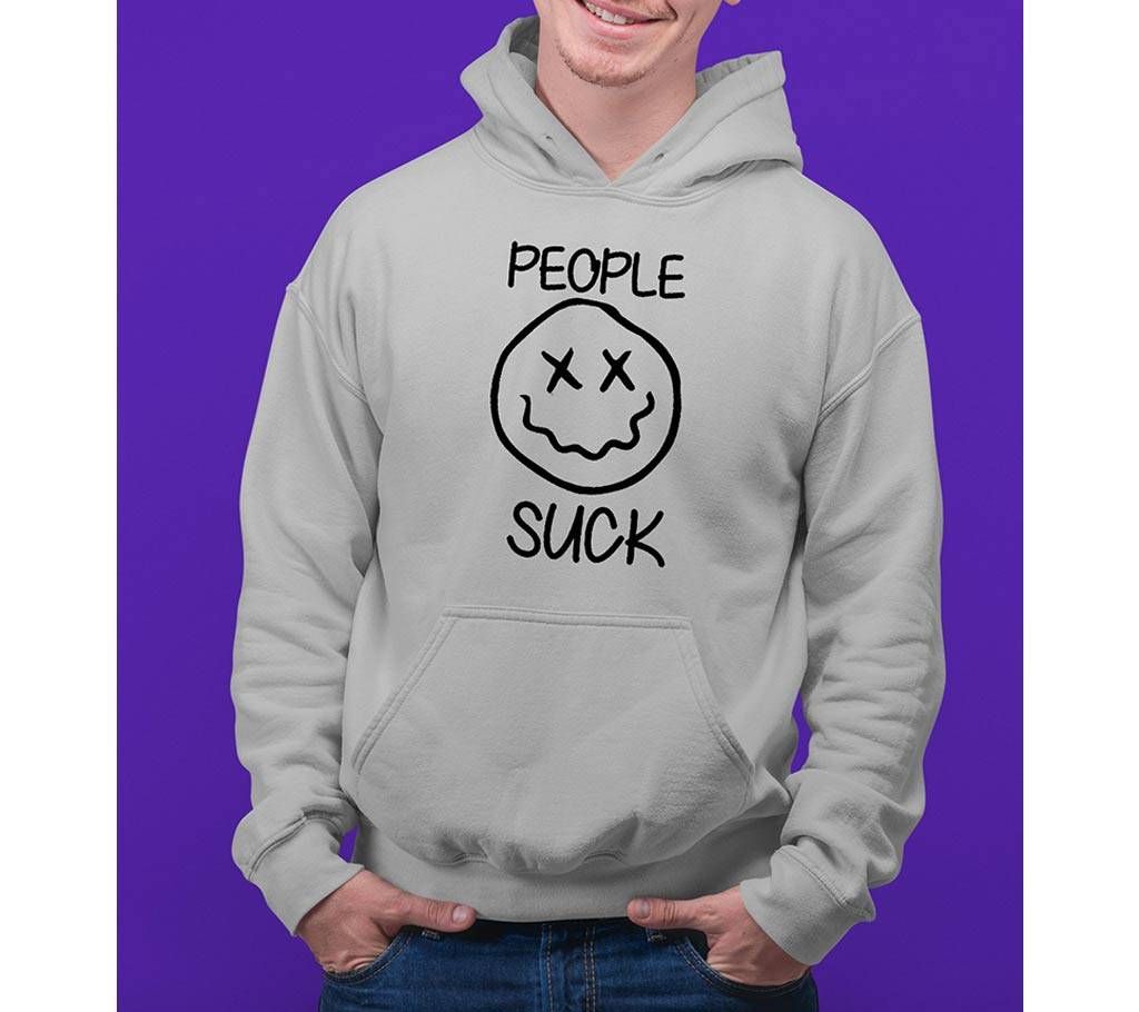 People Mens Hoodie - Grey