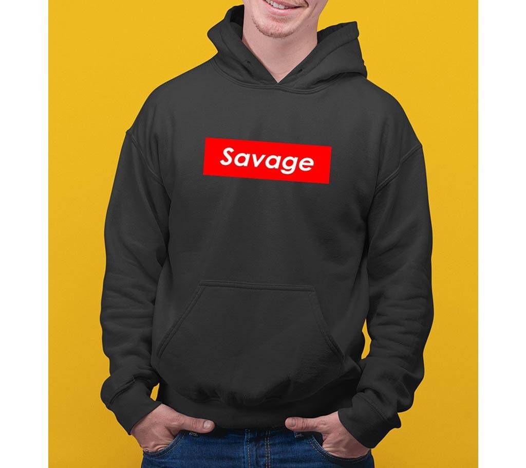 Savage Mens Hoodie - Black