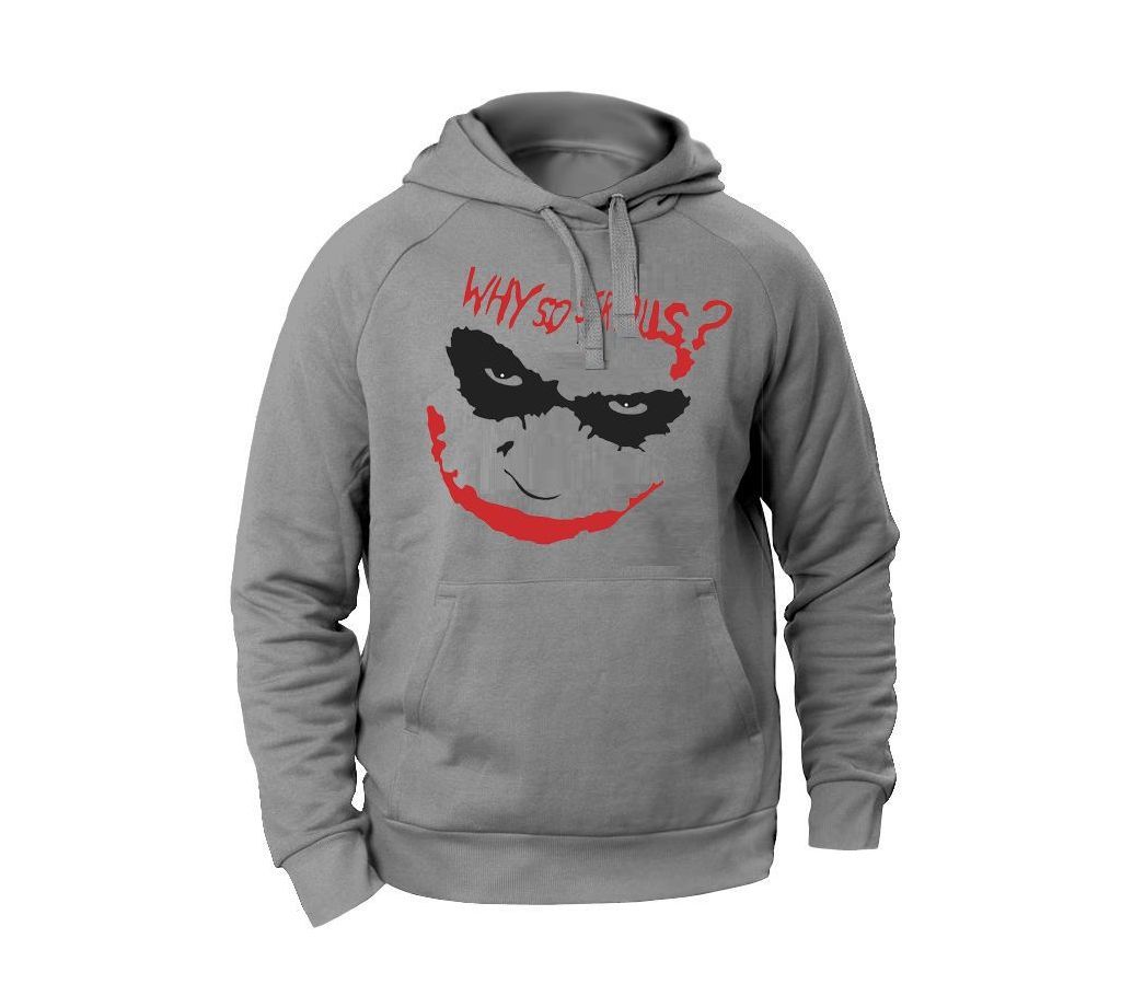 Trendy Hoodie Ash Why So Serious - H 08 - LEB