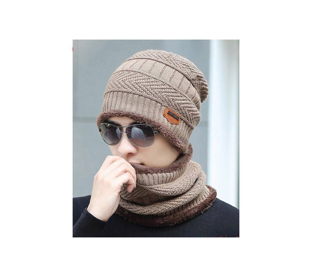 Winter cap Brown Color