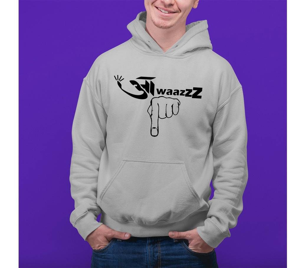 Awaz niche Mens Hoodie - Grey
