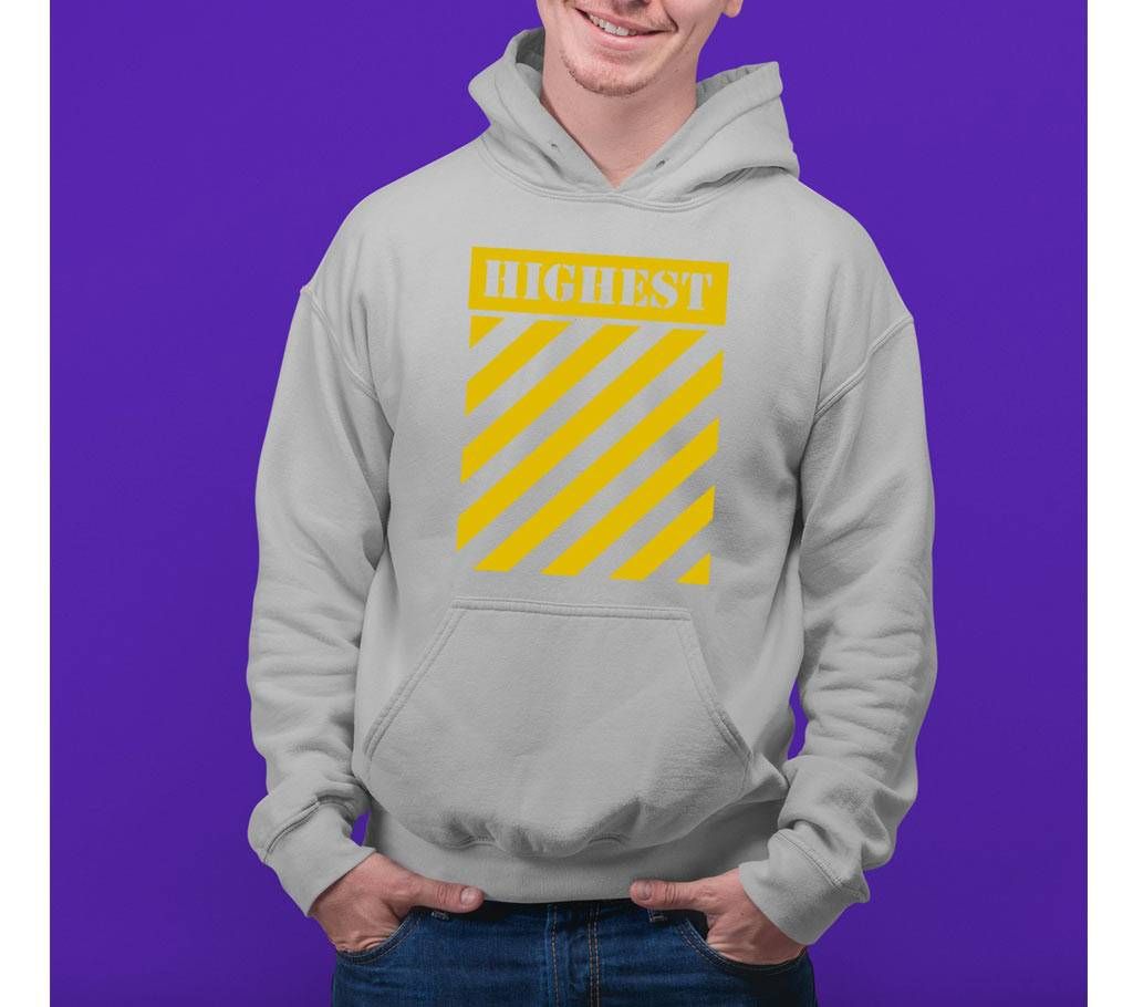 Highest Mens Hoodie - Grey