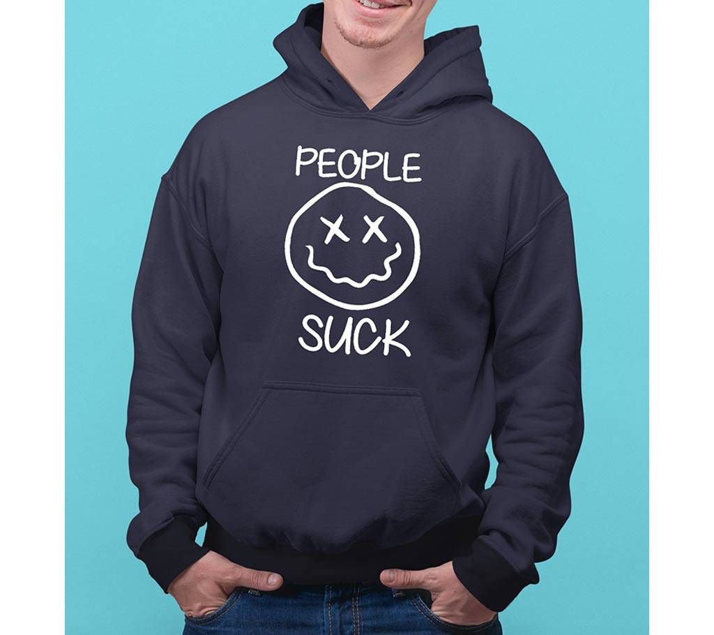 People Mens Hoodie - Blue