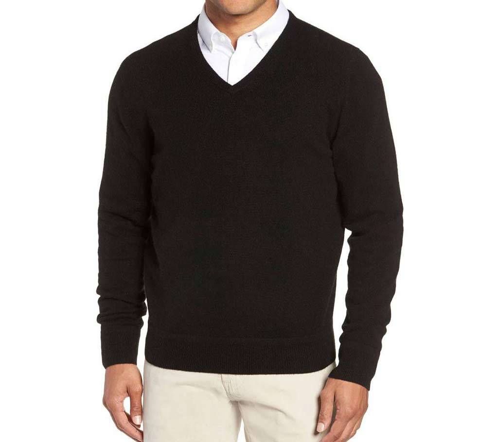 V-neck Long Sleeve sweater for men