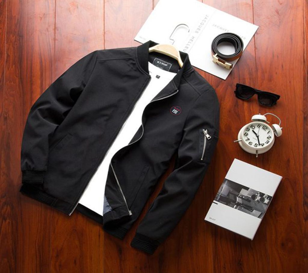 Black Stylish Winter Jacket for Men