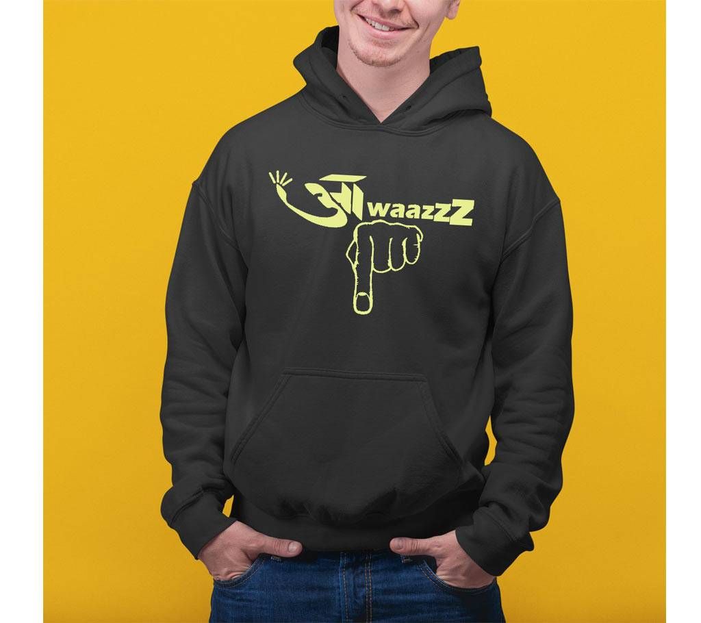 Awaz niche Mens Hoodie - Black