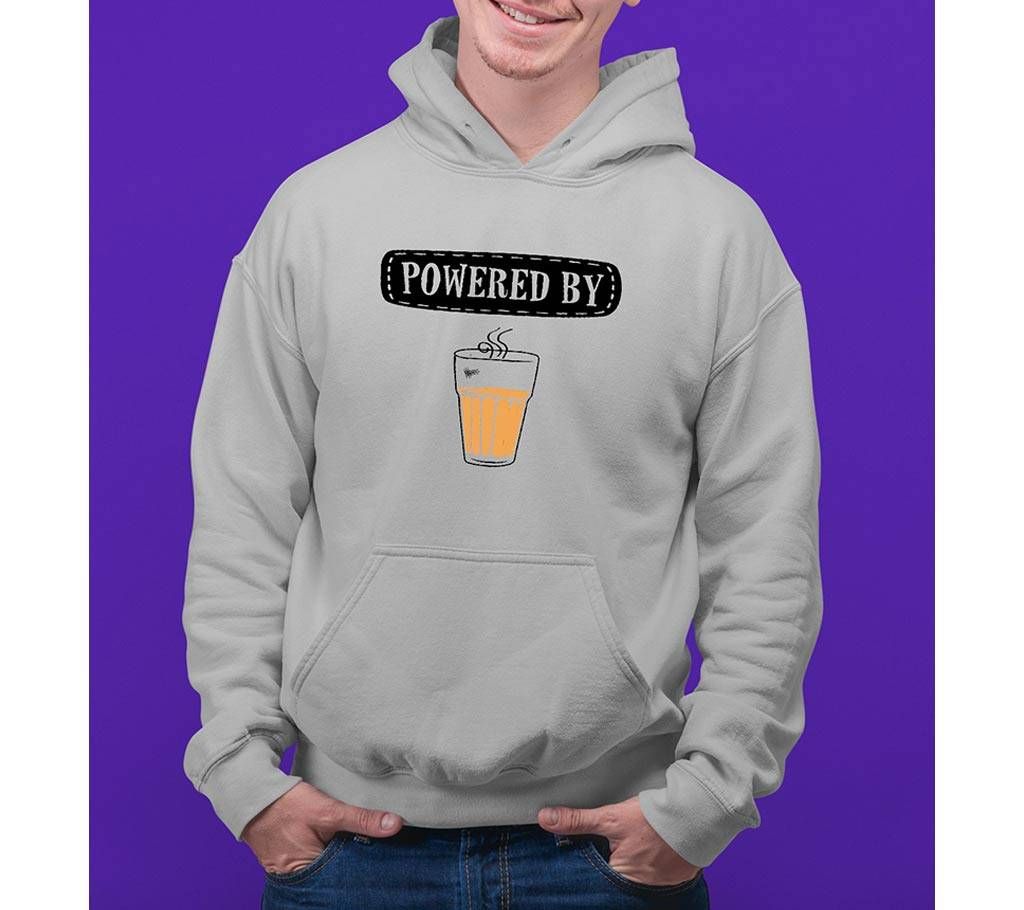 POWERED Mens Hoodie - Grey