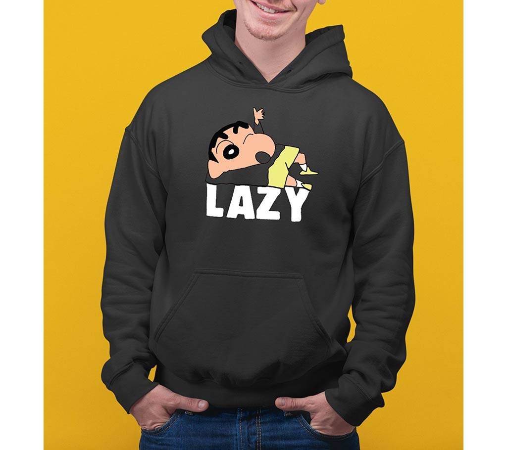 Shinchan Mens Hoodie - Black