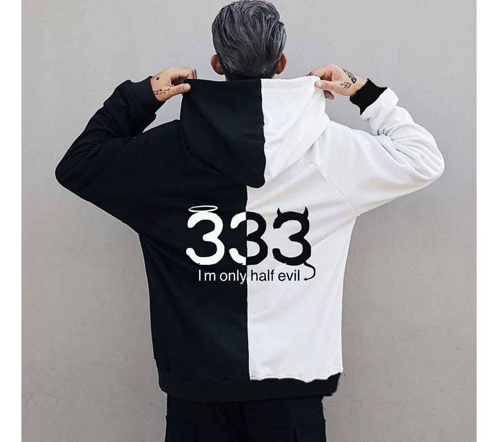333 Men's Premium Hoodies Street-wear Clothing - White