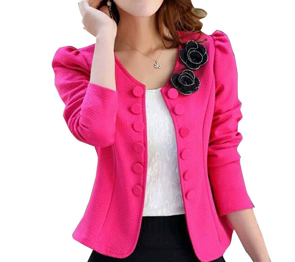 Ladies Slim Fit Long Sleeve Jacket