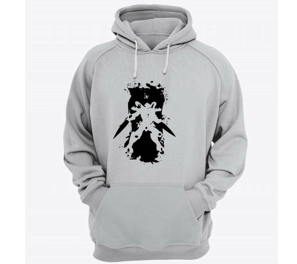 Blade-Grey Melange-Mens-Hoodie