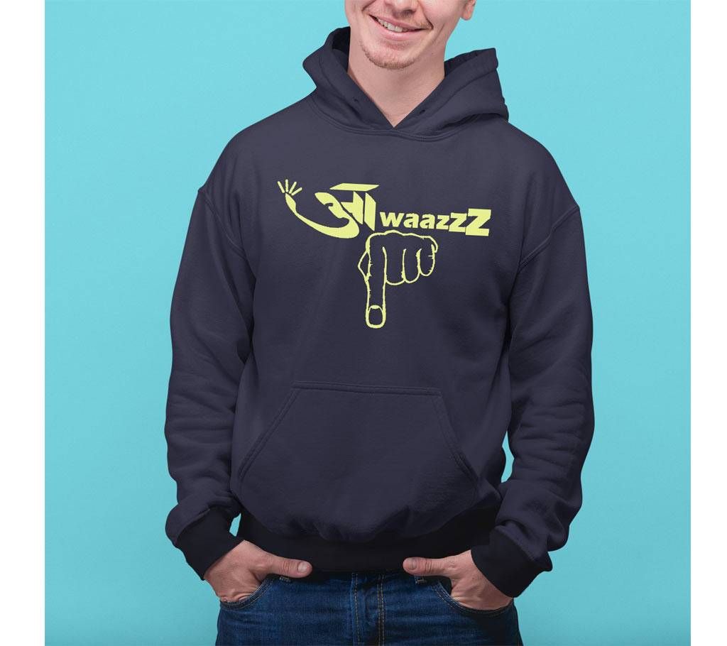 Awaz niche Mens Hoodie - Blue