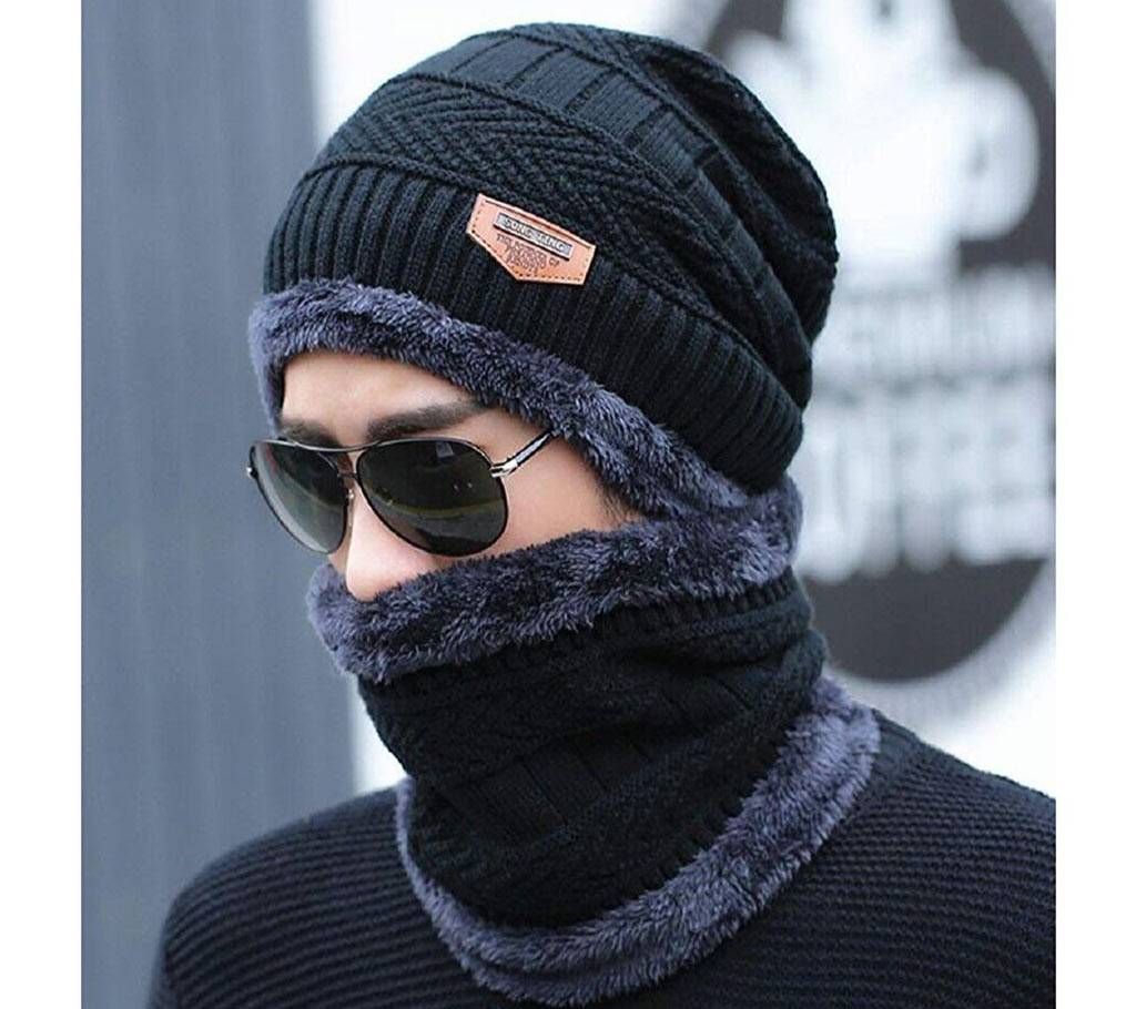 Winter Hat for Men & Women(Black)