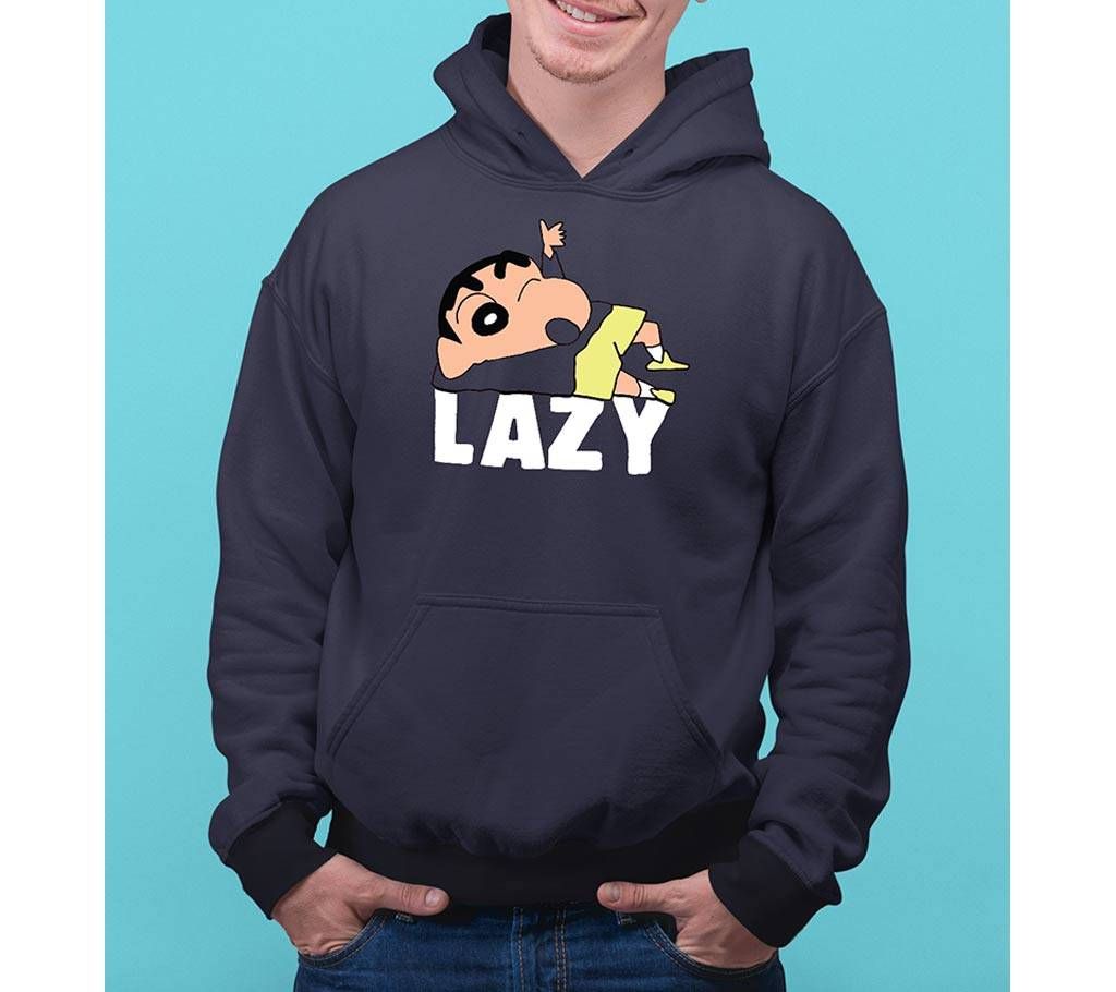 Shinchan Mens Hoodie - Blue