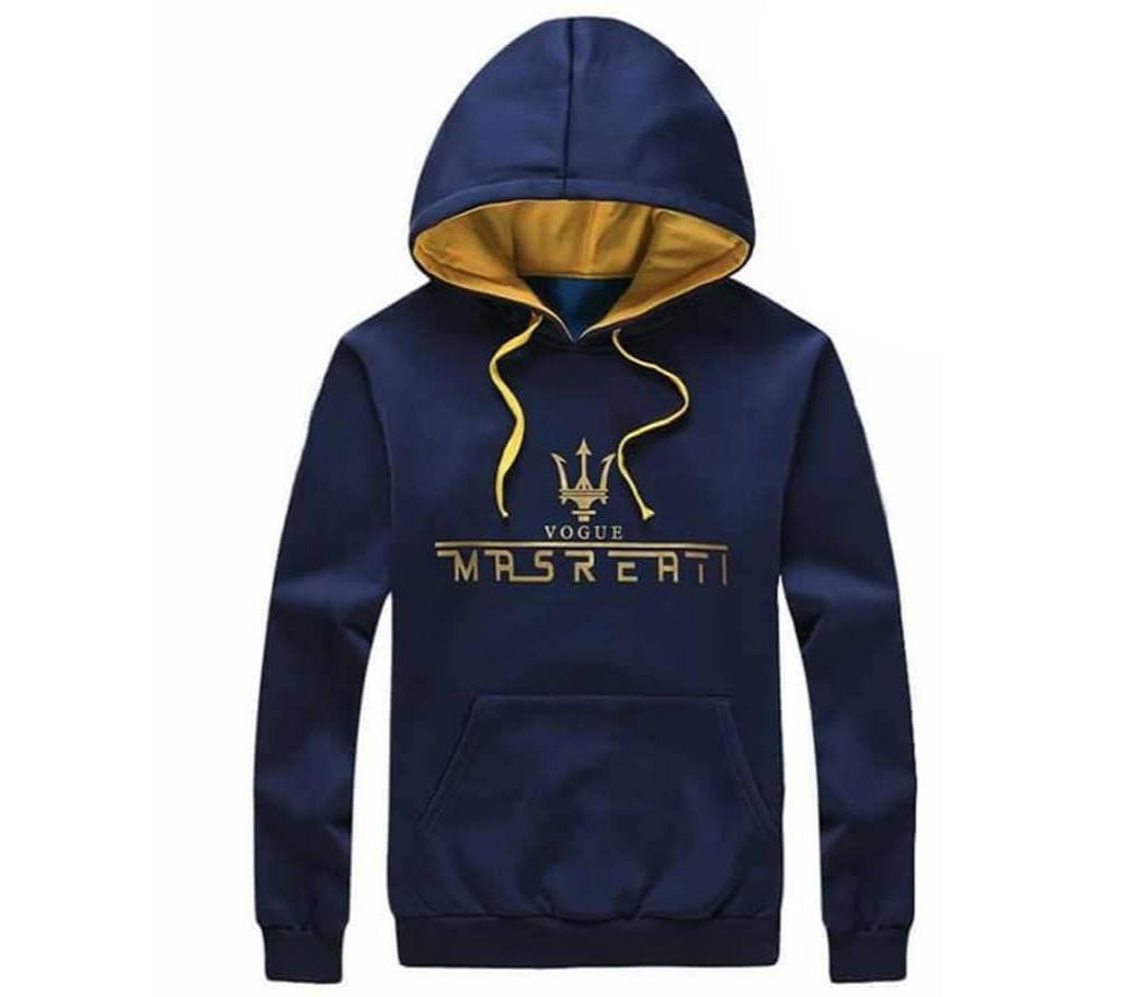 Mens Stylish Hoodie - HD221 - Dark Blue Hoodie - MAF