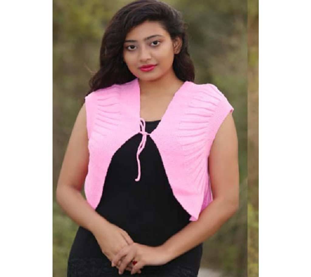 sleeve less cardigan
