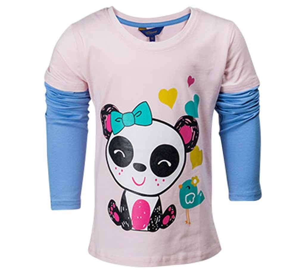 Girl's Long Sleeve T-shirt - 37942 - Pink  
	
	
	
	
	
	
	
	
	
	
