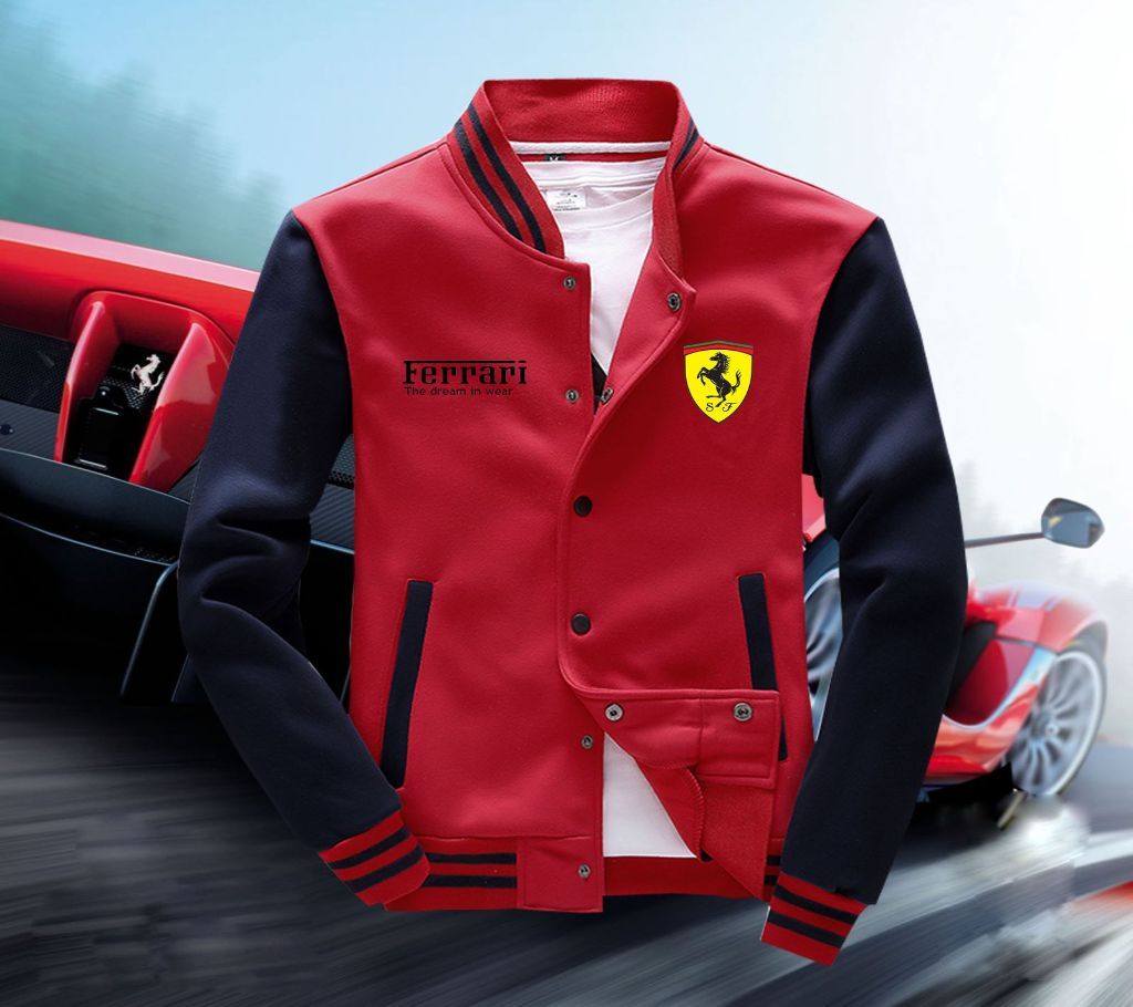 Mens Stylish Jacket - Red and Black