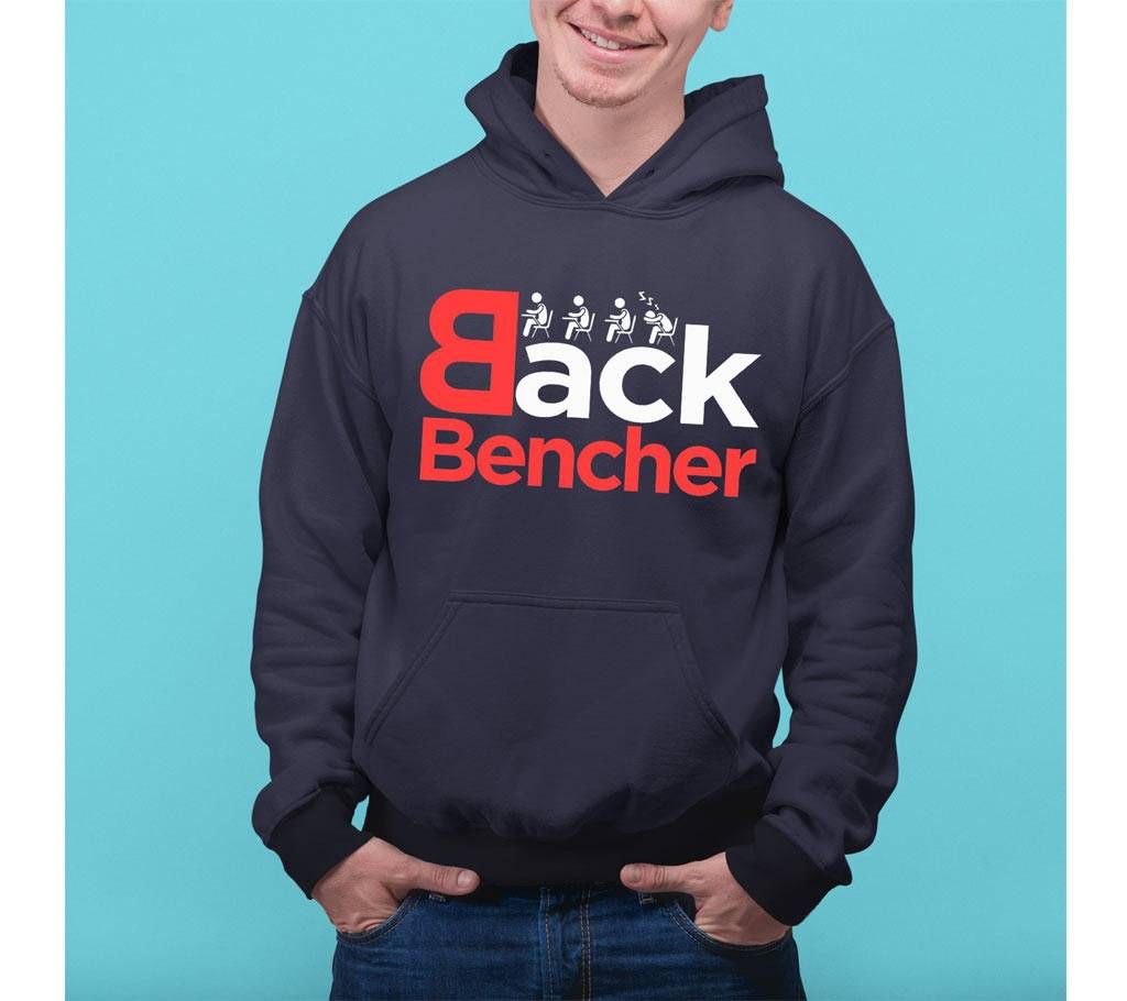 Back bencher Mens Hoodie - Blue