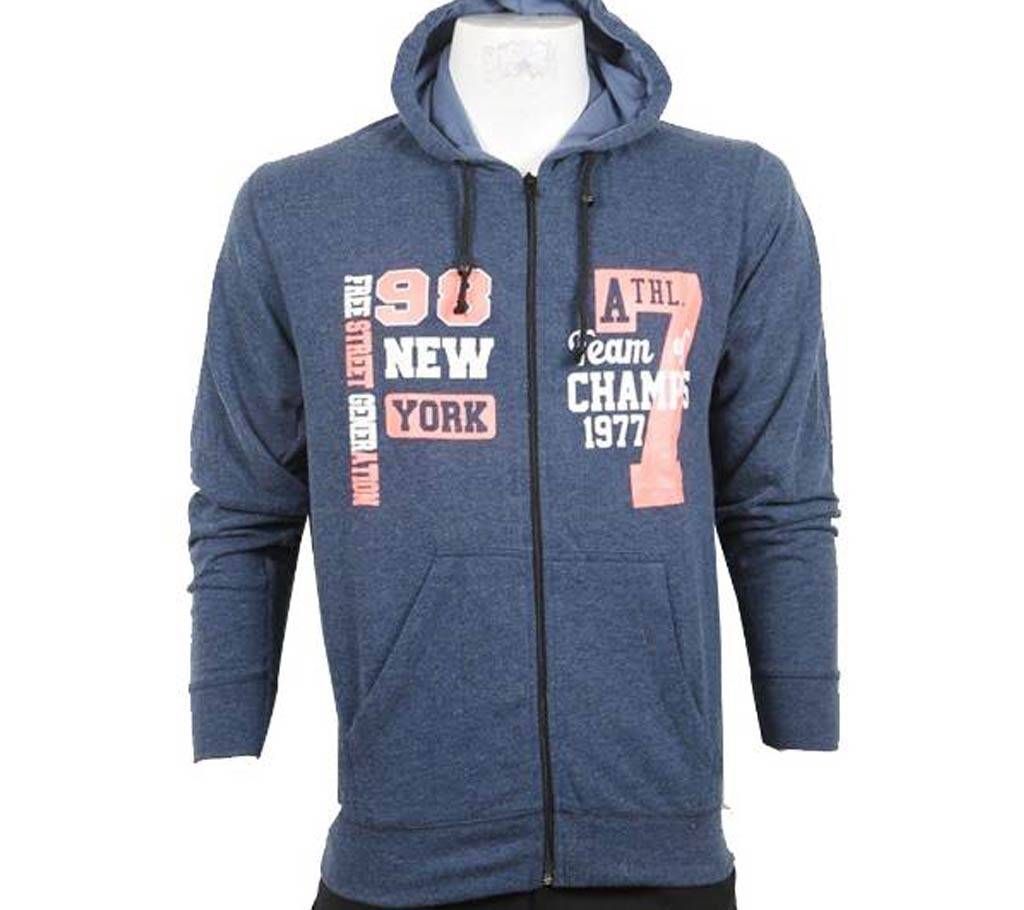 Full sleeve cotton gents hoodie 