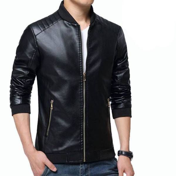 Full Sleeve Gents Leather Jacket 