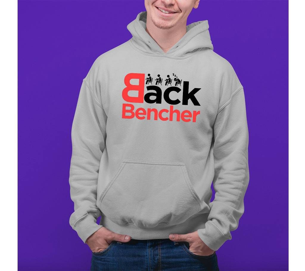 Back bencher Mens Hoodie - Grey