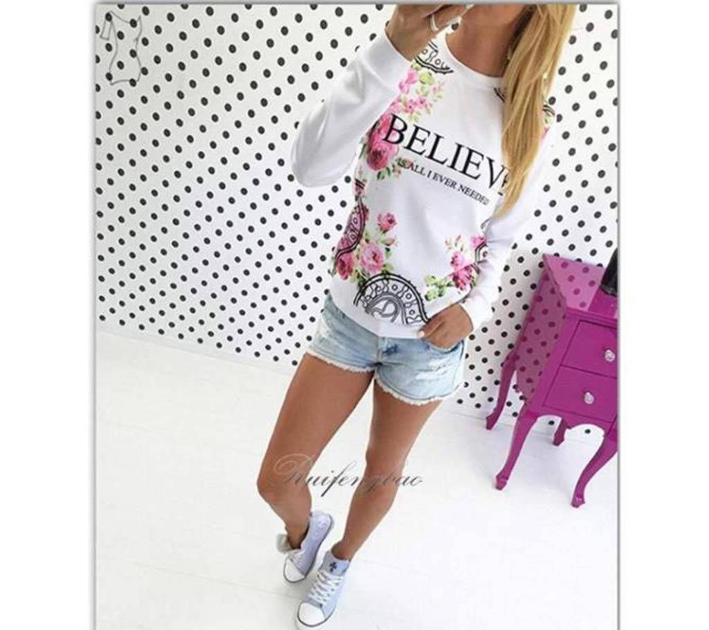 Robbie Winter T-shirt White