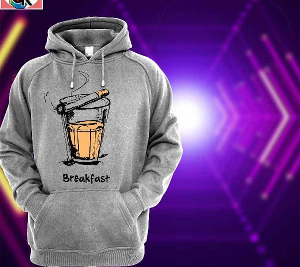 Breakfast Full Sleeve Gents Hoodie